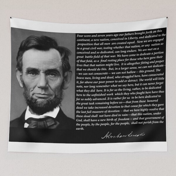 Item preview, Gettysburg Address 1863 designed and sold by BritishYank.