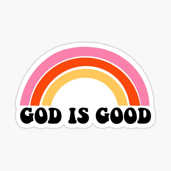 Item preview, God is good Rainbow designed and sold by dbydesign.