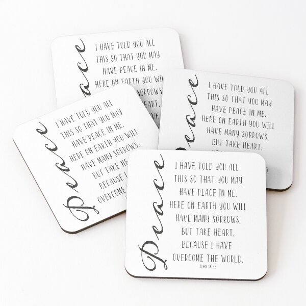 Item preview, PEACE John 16:33 designed and sold by Choose-Hope.