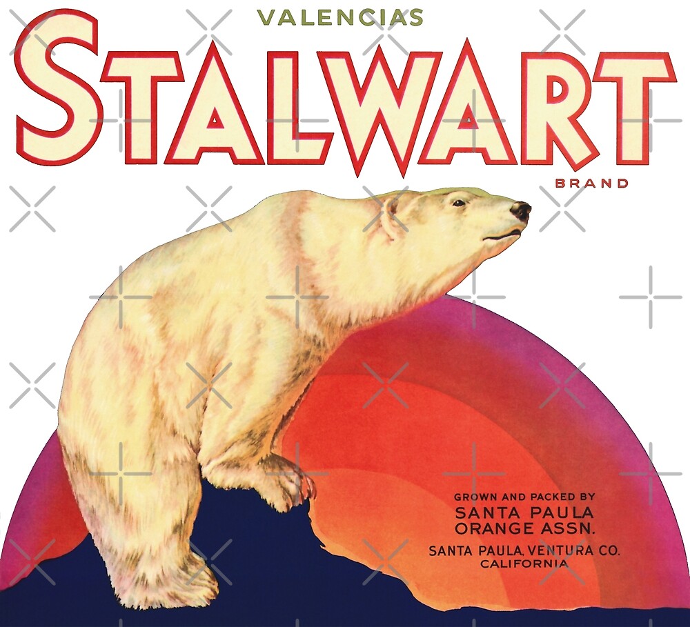 "Vintage Stalwart Brand Label Reproduction" by vintagerepros Redbubble