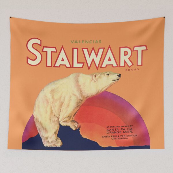 Item preview, Vintage Stalwart Brand Label Reproduction designed and sold by vintagerepros.