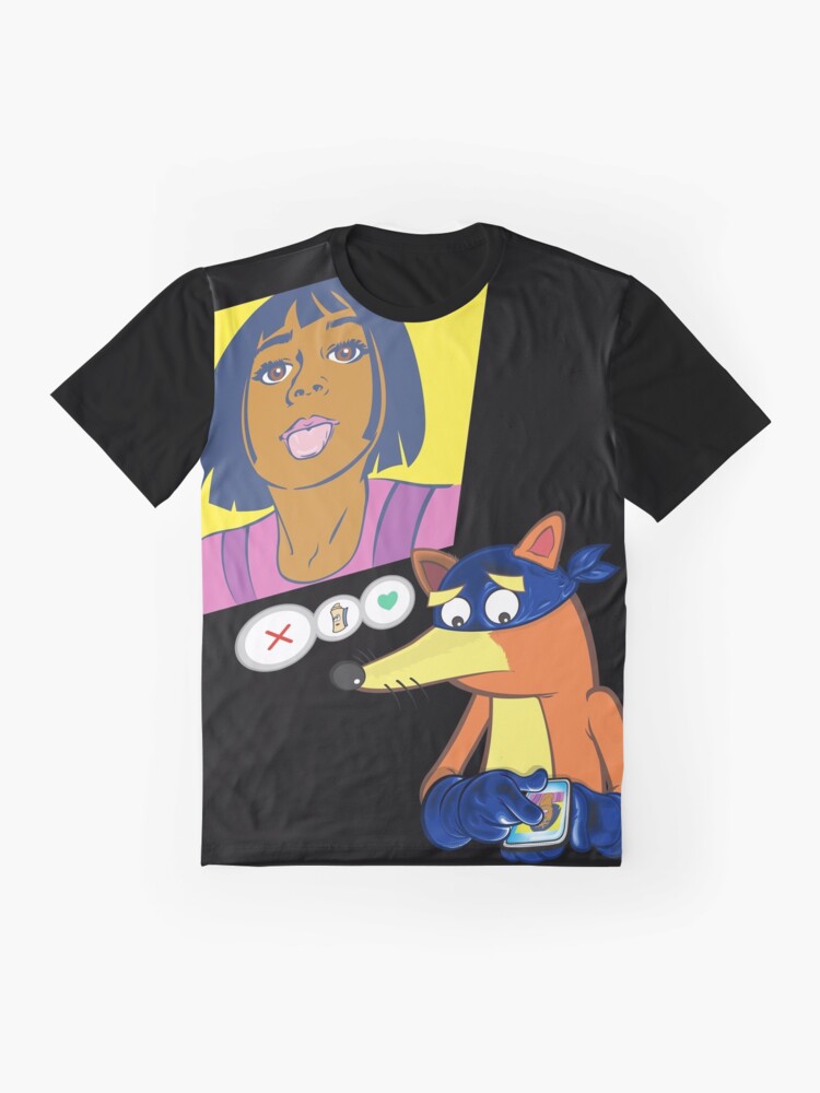Alternate view of No Swiping Graphic T-Shirt