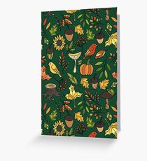 Bright autumn Greeting Card