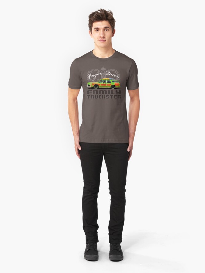 Alternate view of Wagon Queen Family Truckster Slim Fit T-Shirt
