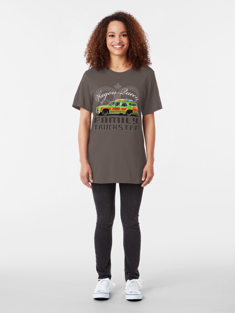 Alternate view of Wagon Queen Family Truckster Slim Fit T-Shirt