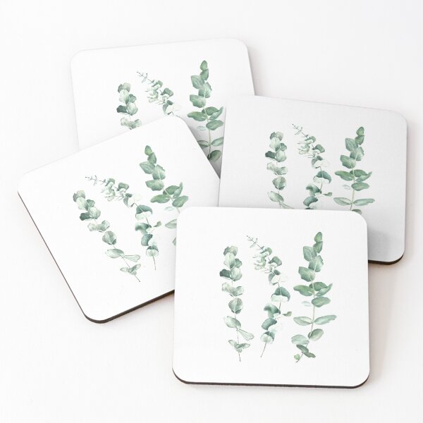Item preview, Eucalyptus Trio - Watercolor designed and sold by hellocando.