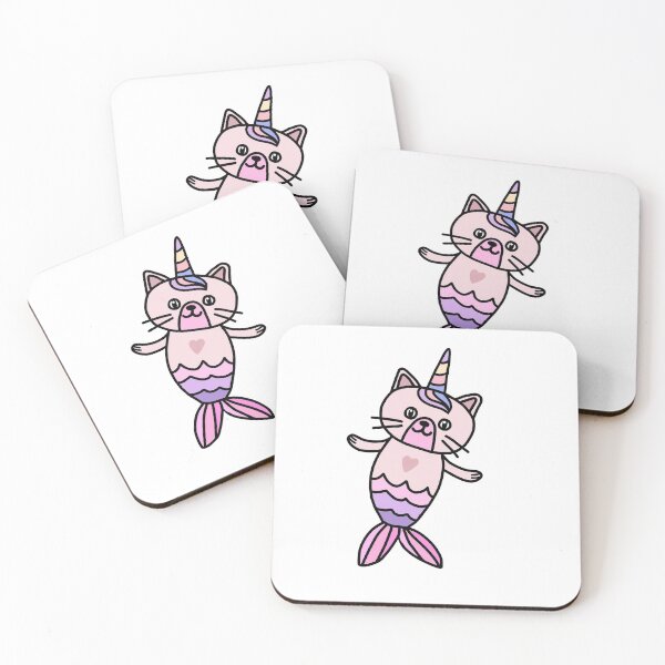 Item preview, Cute Cat Mermaid Unicorn Fish designed and sold by Logiamerch.