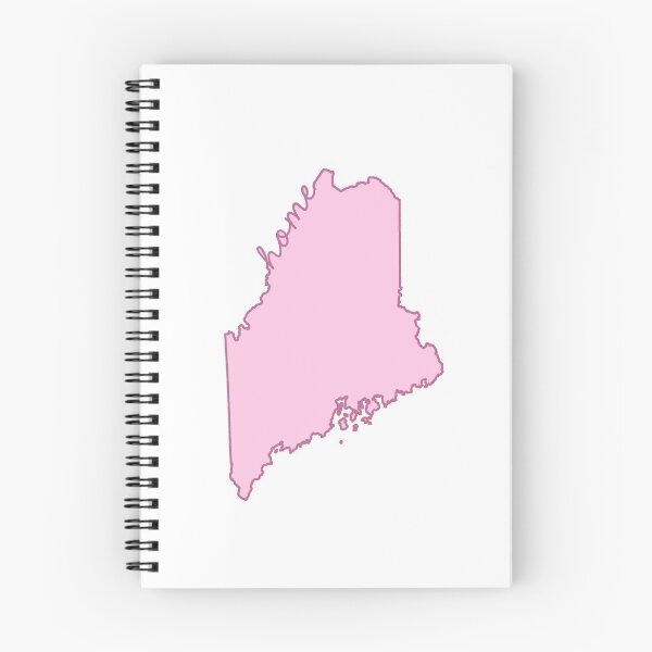 Item preview, Maine Home State Outline Pink designed and sold by jamiemaher15.