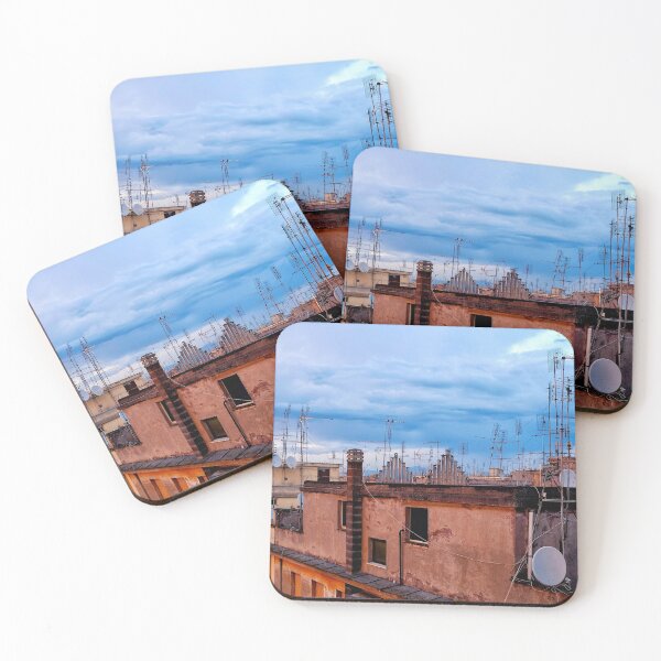 Item preview, Rooftops with satellite dish and antennas, Rome Italy designed and sold by troianifabrizio.