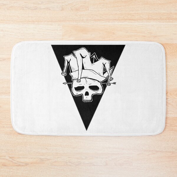 Item preview, Jester Skull designed and sold by DoodleDashCollective.