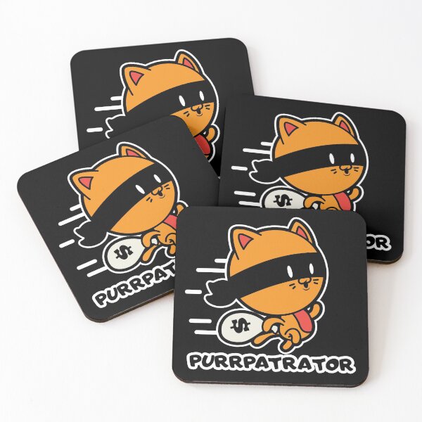 Item preview, Purrpatrator Cat Pun Perpetrator Robber designed and sold by swiftyspade.