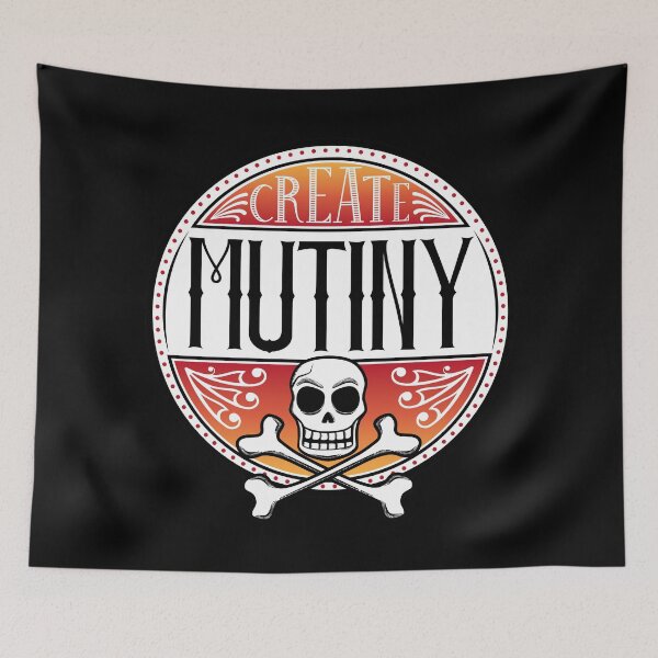 Item preview, Create Mutiny - Black, Red and Orange Gradient designed and sold by TheGeometricFox.