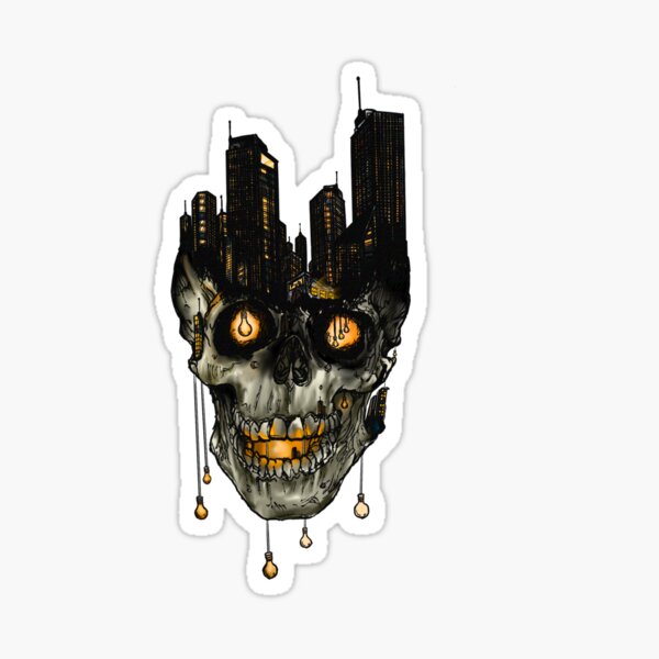 Sticker City Of Bones Redbubble