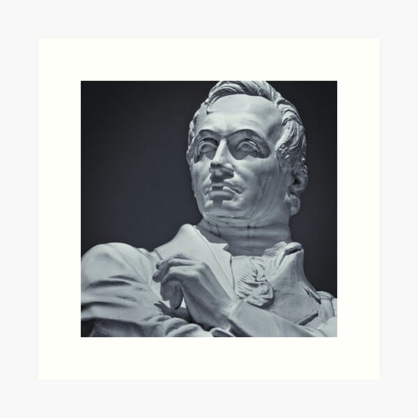 Raffles Statue in Singapore Art Print
