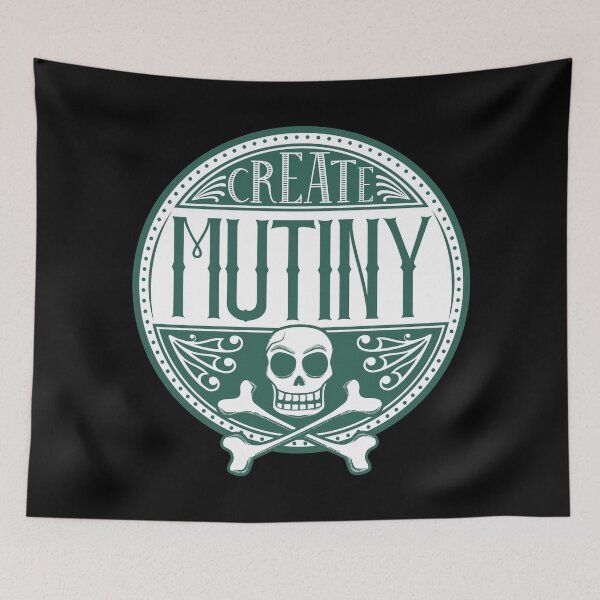 Item preview, Create Mutiny - Deep Teal designed and sold by TheGeometricFox.