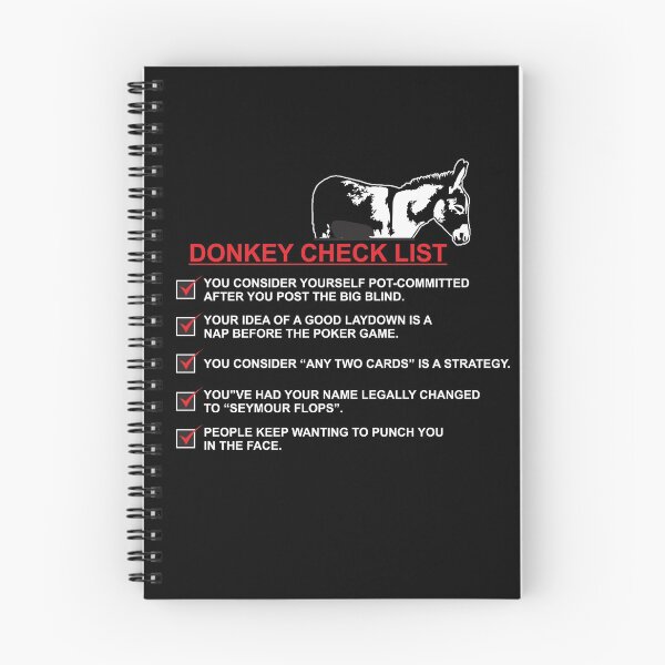 Item preview, Donkey Check List Poker Shirt designed and sold by BeardedFish13.