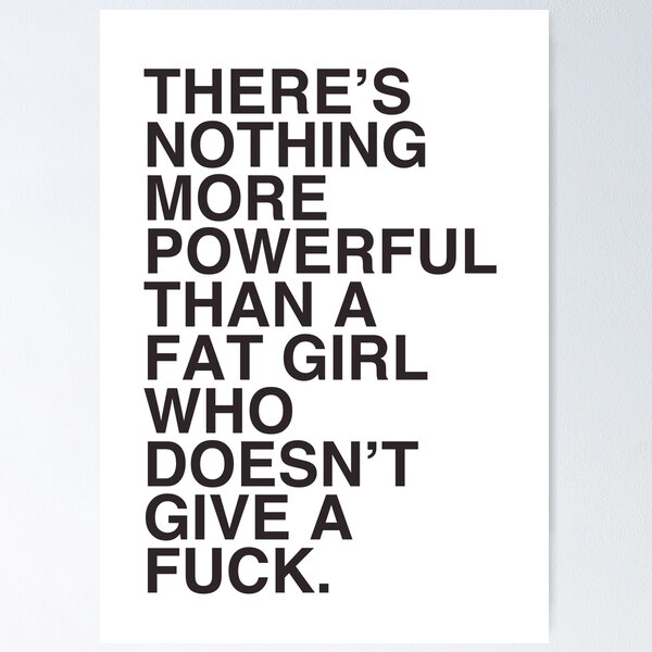 Item preview, fat girl power designed and sold by ohnoballoons.