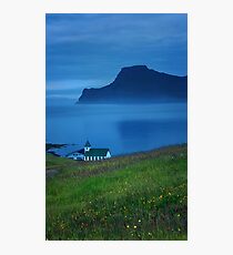 Nightime in the Faroe Islands Photographic Print