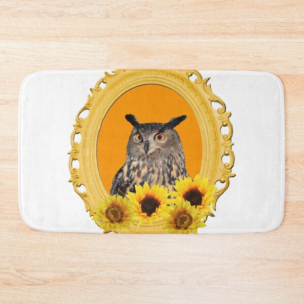 Item preview, Owl with sunflowers in picture frames designed and sold by Move-Art.
