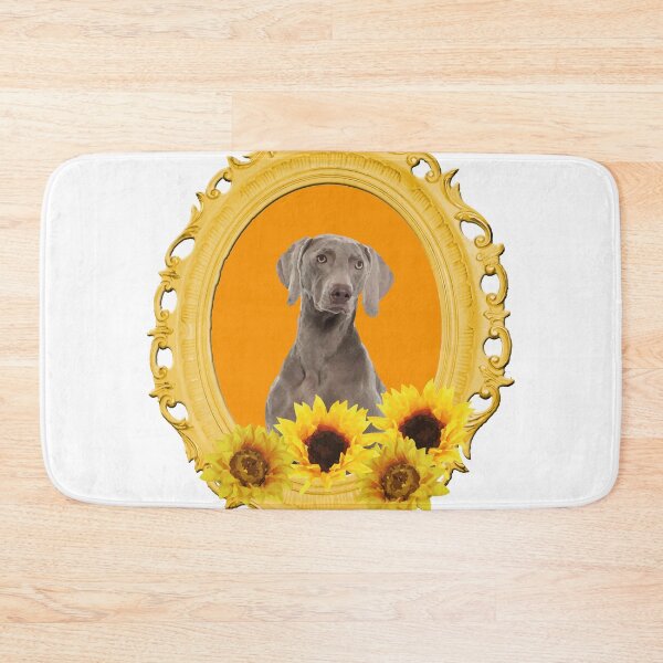 Item preview, Weimaraner with sunflowers in picture frames designed and sold by Move-Art.