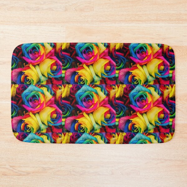 Item preview, Rainbow rose print graphic design  designed and sold by GiftieBox.