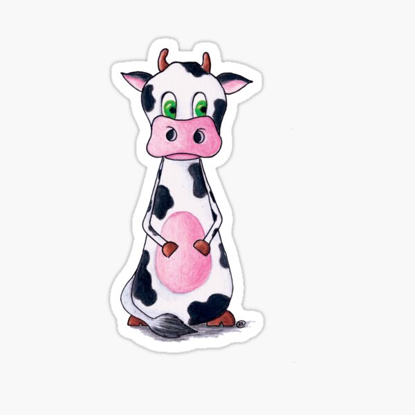 Holstein Cow Sticker