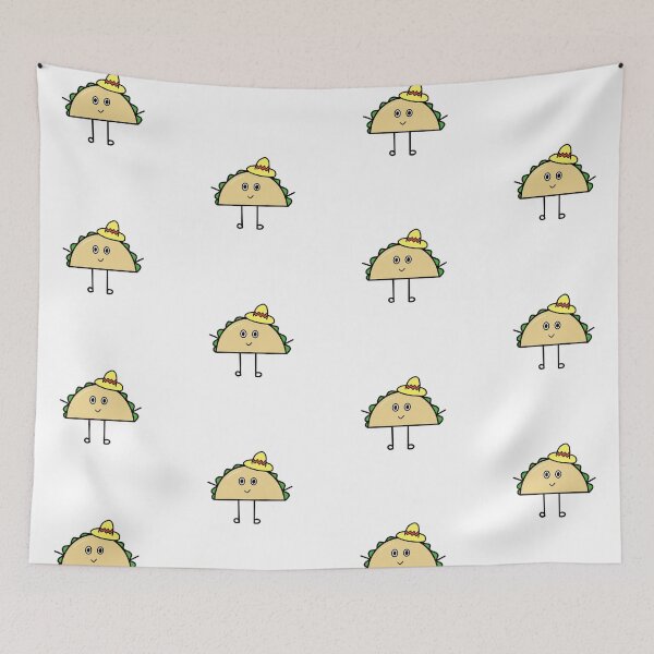 Item preview, Cute Taco with Mexican Sombrero designed and sold by PaulinaS.