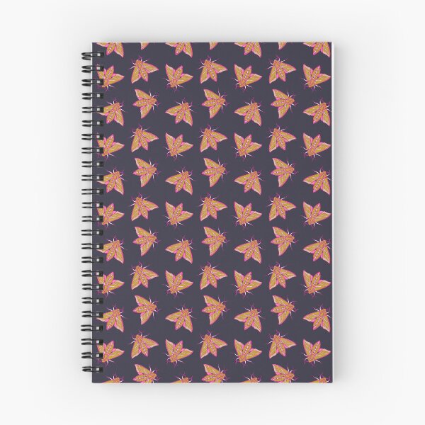 Item preview, Moths on parade - elephant hawk moth pattern designed and sold by Katie-Holland.