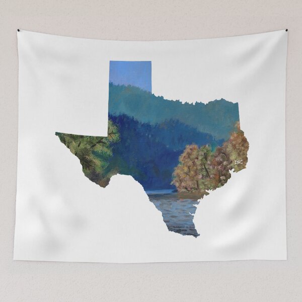 Item preview, Texas Trees on Water Silhouette designed and sold by DSC Arts.