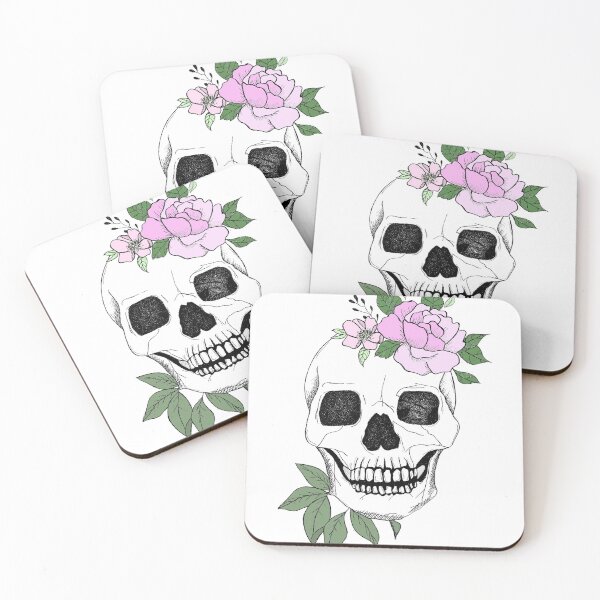 Aperçu de l'œuvre crâne floral mais de devant créée et vendue par Ashten  Cardoso.