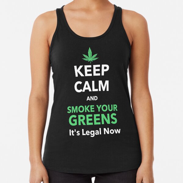 Marijuana Racerback Tank Top