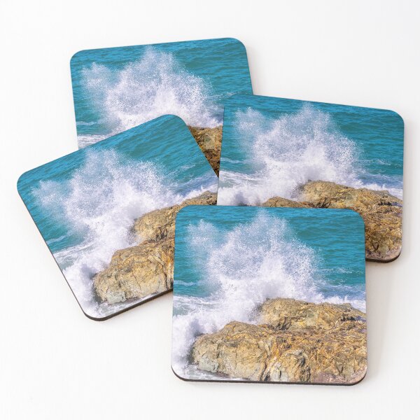 Item preview, Waves Crash Against Rocks  designed and sold by ModernDigitalAU.