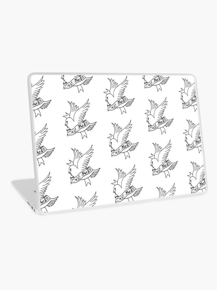 Lil Peep Heulsuse Kein Weisser Hintergrund Laptop Folie Von Simpleturt Redbubble