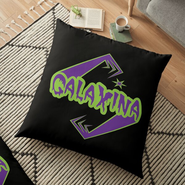 Galaxina Alien Arms Logo Floor Pillow