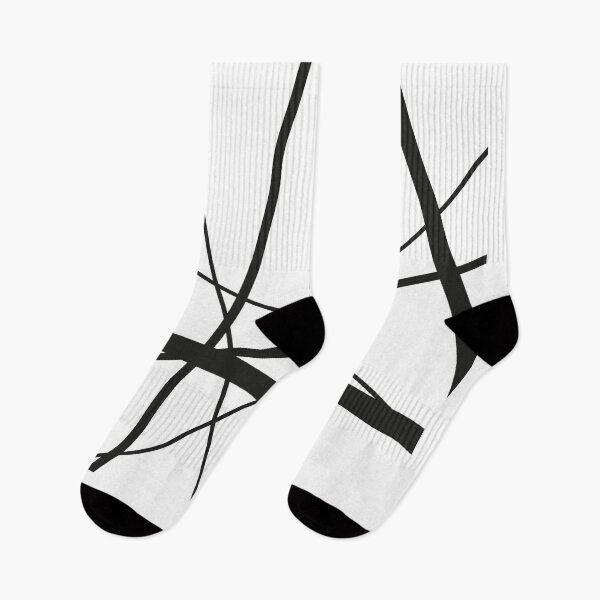 Item preview, different lines geometric design lines black and white designed and sold by Move-Art.