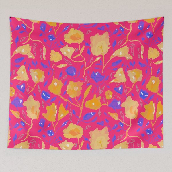 Item preview, Bright Purple Garden designed and sold by fabqa.