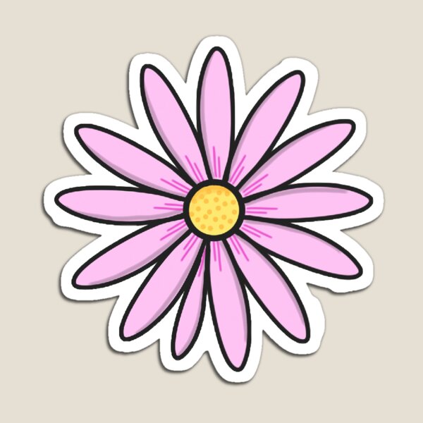 Pink flower Sticker for Sale by gabbyrani