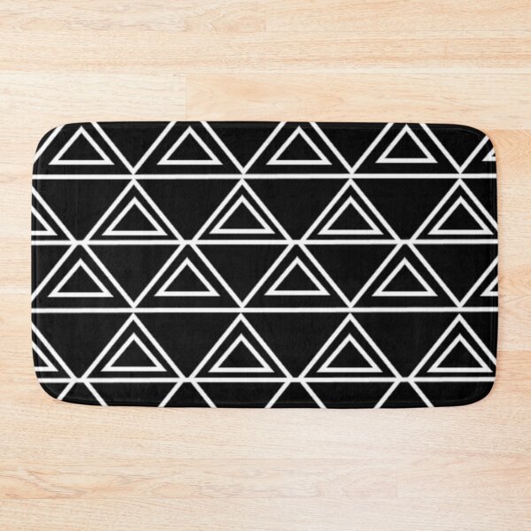 Item preview, Black and White Triangle Pattern designed and sold by dinelson.