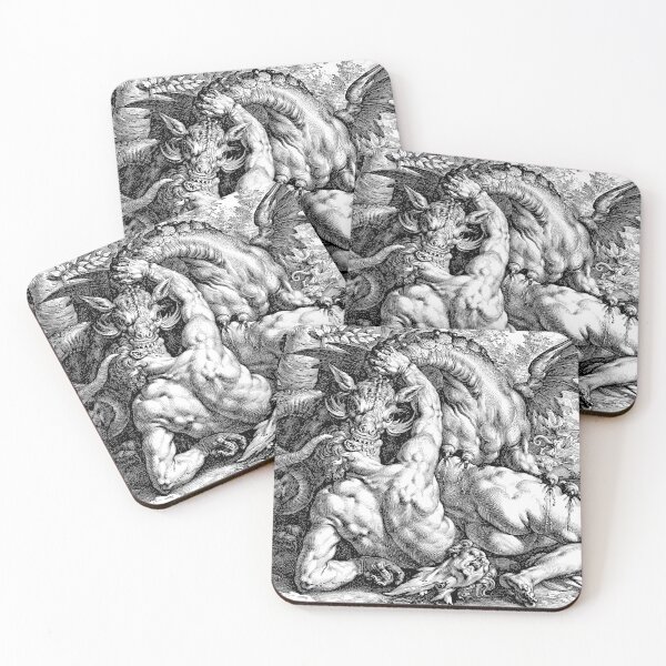 Item preview, Dragon vintage portrait. designed and sold by emphatic.