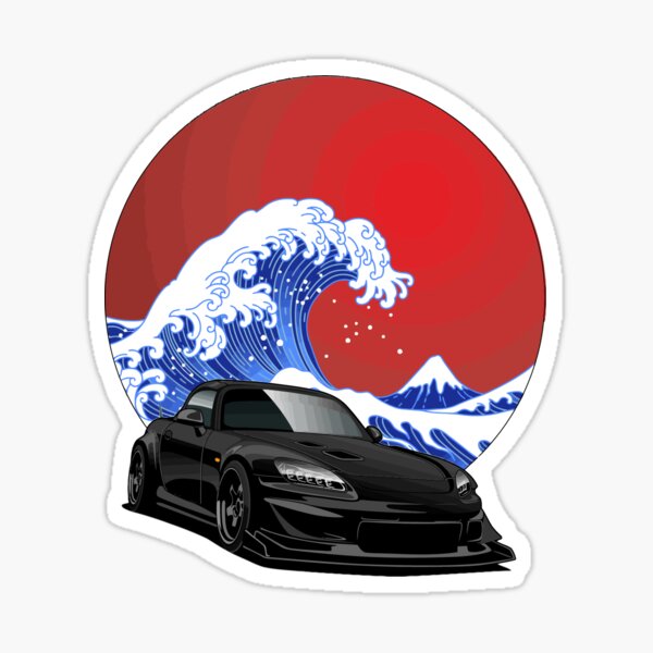 Vista previa del artículo con la obra «S2K Waves», diseñado y vendido por teefeng.