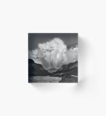 Stormy Blues Acrylic Block