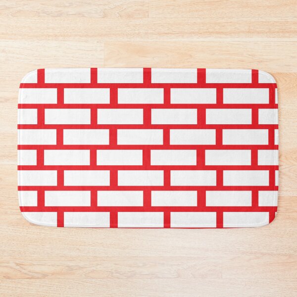 Item preview, Red and White Brick Pattern designed and sold by dinelson.