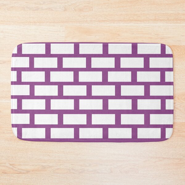 Item preview, Purple and White Brick Pattern designed and sold by dinelson.