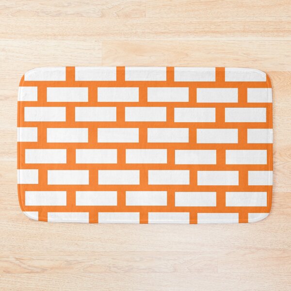 Item preview, Orange and White Brick Pattern designed and sold by dinelson.
