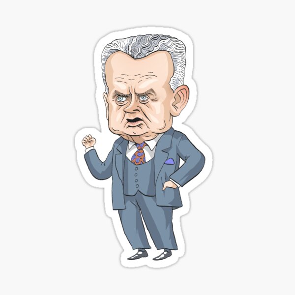 John Diefenbaker, Prime Minister of Canada 1957-1963 Sticker