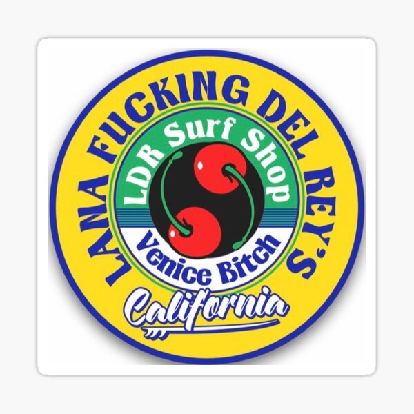 Lana del rey surf shop Sticker