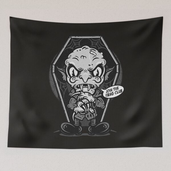 Item preview, Nosferatu Old 1930s Cartoon Art Vintage Horror Movie Gothic Halloween Vampire designed and sold by TheGhoulishGarb.
