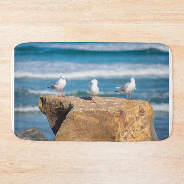 Item preview, Three Seagulls on a Rock designed and sold by ModernDigitalAU.