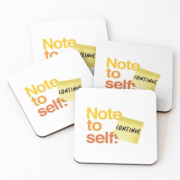 Item preview, Note to Self: Continue designed and sold by the-type-store.