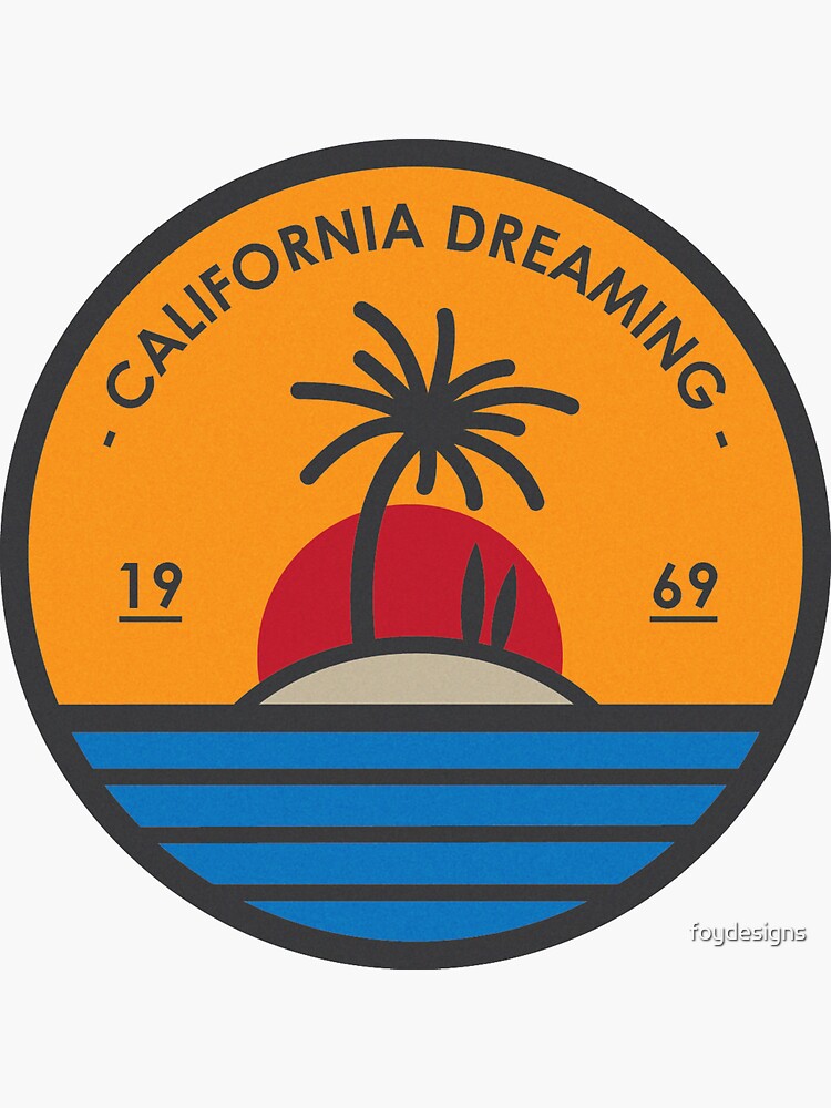 California Dreaming Sticker 